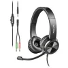 NGS MSX 11 PRO AURICULARES CON MICROFONO FLEXIBLE - DIADEMA AJUSTABLE - ALMOHADILLAS ACOLCHADAS - CONTROL EN CABLE - CABLE DE 1.80M