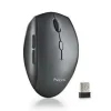 NGS RATON INALAMBRICO ERGONOMICO - 5 BOTONES - TECLAS SILENCIOSAS - RUEDA DE DESPLAZAMIENTO - CONEXION 2.4 GHZ - DPI AJUSTABLES - COLOR NEGRO