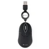 NGS SIN RATON USB 1000DPI - CABLE RETRACTIL - 3 BOTONES - USO AMBIDIESTRO - COLOR NEGRO