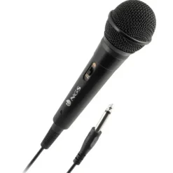 NGS SINGER FIRE MICROFONO - BOTON ON/OFF - JACK DE 6.3MM - CABLE DE 3M - COLOR NEGRO