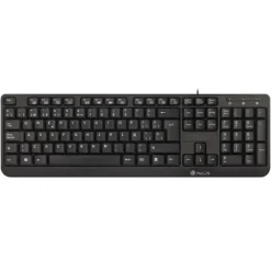 NGS TECLADO CON 12 TECLAS MULTIMEDIA - CABLE DE 1.4M - QWERTY PORTUGUES - COLOR NEGRO