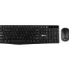 NGS TECLADO Y RATON INALAMBRICOS DE 2.4GHZ - QWERTY ITALIANO - 12 TECLAS MULTIMEDIA - 1200 DPI - COLOR NEGRO