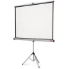 NOBO PANTALLA PROYECCION TRIPODE 1750X1325MM - FLEXIBLE 4:3 - SUPERFICIE BLANCA MATE - PORTATIL - COLOR BLANCO