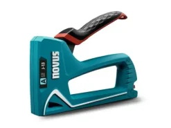 NOVUS J13 CLAVADORA/GRAPADORA - PARA GRAPAS DE 4 A 10MM - CARGA INFERIOR CON DESBLOQUEO DE SEGURIDAD - BLOQUEO DEL MANGO - INDICADOR DE CANTIDAD DE GRAPAS RESTANTE