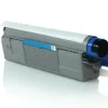 OKI C612 CYAN CARTUCHO DE TONER GENERICO - REEMPLAZA 46507507