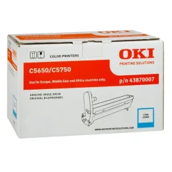OKI C5650/C5750 CYAN TAMBOR DE IMAGEN ORIGINAL - 43870007 (DRUM)