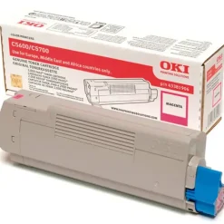 OKI C5600/C5700 MAGENTA CARTUCHO DE TONER ORIGINAL - 43381906