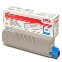 OKI C5800/C5900/C5550MFP CYAN CARTUCHO DE TONER ORIGINAL - 43324423