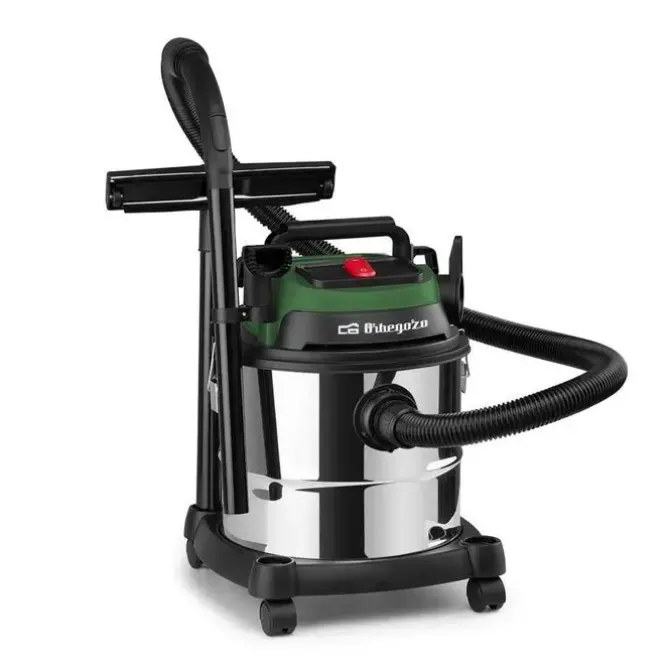 ORBEGOZO APS 1400 ASPIRADOR POTENTE Y EFICIENTE - POTENCIA DE 1380W - DOBLE FILTRADO HEPA - DEPOSITO METALICO DE 20L - FUNCION SOPLADOR - ACCESORIOS COMPLETOS - FACIL MANEJO Y TRANSPORTE