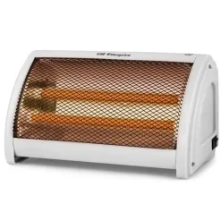 ORBEGOZO BP 3200 ESTUFA CERAMICA CALOR INSTANTANEO - POTENCIA 1000W - DOS NIVELES DE CALOR - ASA DE TRANSPORTE - SEGURIDAD ANTIVUELCO - COMPACTA Y EFICIENTE