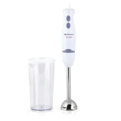 ORBEGOZO BT 1220 BATIDORA DE VARILLA PRACTICA - POTENTE MOTOR DE 400W - MANGO ERGONOMICO - 2 VELOCIDADES - CUCHILLA DE ACERO INOXIDABLE - FACIL LIMPIEZA - ANILLA PARA COLGAR