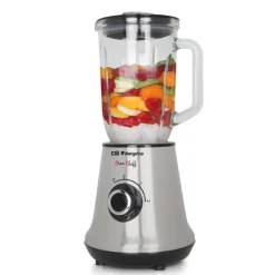 ORBEGOZO BV 3500 BATIDORA DE VASO SALUDABLE - JARRA DE CRISTAL 1.5L - CUCHILLA ACERO INOXIDABLE - 2 VELOCIDADES - POTENCIA 500W