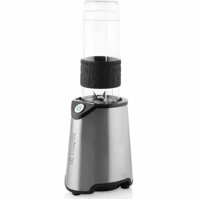 ORBEGOZO BV 7500 BLEND&GO - BATIDORA DE VASO CON 300W DE POTENCIA Y CUCHILLAS DE TITANIO - INCLUYE 2 VASOS CON BOQUILLA ANTIGOTEO Y ASA DE TRANSPORTE - IDEAL PARA BATIDOS Y SMOOTHIES