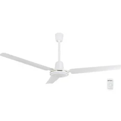 ORBEGOZO CF 86140 VENTILADOR DE TECHO ELEGANTE Y FUNCIONAL - INTERRUPTOR DE PARED - 5 VELOCIDADES - POTENCIA 70W - 140CM DE DIAMETRO - BLANCO