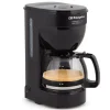 ORBEGOZO CG 4014 CAFETERA DE GOTEO NEGRA - DISFRUTA DE 6 TAZAS DE CAFE CALIENTE CON RAPIDEZ Y COMODIDAD - FILTRO PERMANENTE - JARRA DE CRISTAL - PROTECCION ANTI GOTEO Y DESCONEXION AUTOMATICA