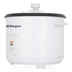 ORBEGOZO CO 3031 COCEDOR DE ARROZ - COCINA ARROZ SIN PEGARSE - CAPACIDAD 1.8L - VAPORERA INCLUIDA - APAGADO AUTOMATICO - DURABILIDAD Y EXCELENCIA