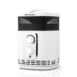 ORBEGOZO CR 6025 CALEFACTOR ENVIROHEAT - CALEFACCION 360° - POTENCIA 1500W - DISEÑO MODERNO - TERMOSTATO REGULABLE - MODO VENTILADOR - SEGURO Y FIABLE - 100% OPERATIVO - INDISPENSABLE EN TU HOGAR