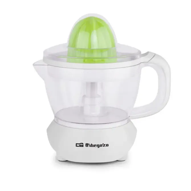 ORBEGOZO EP 2000 EXPRIMIDOR FAMILIAR - POTENTE Y VERSATIL EXPRIMIDOR CON CAPACIDAD DE 0.7 LITROS - ROTACION BIDIRECCIONAL Y FUNCION AUTOMATICA IDEAL PARA DISFRUTAR DE ZUMO NATURAL EN FAMILIA