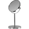 ORBEGOZO ES 5100 ESPEJO COSMETICO MULTIORIENTABLE - BASE ANTIDESLIZANTE - ACABADO CROMADO - DOBLE CARA CON AUMENTO X5 - ALTURA 34.5 CM
