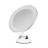 ORBEGOZO ESP 1010 ESPEJO COSMETICO CON LUZ LED - AUMENTO 10X - VENTOSA AJUSTABLE - DIAMETRO 17CM - LUZ BLANCA PARA CORREGIR IMPERFECCIONES - FUNCIONA CON 3 PILAS AAA