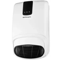 ORBEGOZO FB 2200 CALEFACTOR DE PARED CON ACCESORIO PARA TOALLAS - ESPECIAL BAÑO (IP-23) - MANDO A DISTANCIA - 2 NIVELES DE CALOR - PROGRAMABLE - SEGURIDAD CONTRA SOBRECALENTAMIENTO