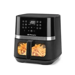 ORBEGOZO FDR 68 FREIDORA SIN ACEITE SALUDABLE - CAPACIDAD 6.5L - POTENCIA 1600/1800W - 12 PROGRAMAS DE COCCION - PANTALLA LED TACTIL - SISTEMA DE SEGURIDAD - ANTIADHERENTE - LAVAVAJILLAS