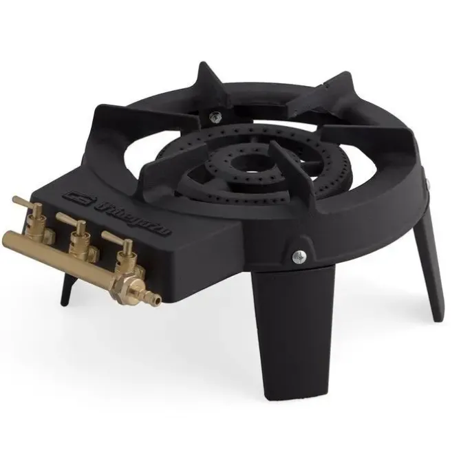 ORBEGOZO FO 6400 HORNILLO A GAS RESISTENTE Y EFICIENTE - POTENCIA 7.000W - HIERRO FUNDIDO - DOBLE QUEMADOR - SEGURO Y PRACTICO