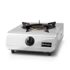 ORBEGOZO FO 1710 HORNILLO A GAS INOXIDABLE - QUEMADOR TRIPLE CORONA 4.3KW - SEGURIDAD TERMOPAR - ENCENDIDO PIEZOELECTRICO - COMPACTO Y VERSATIL