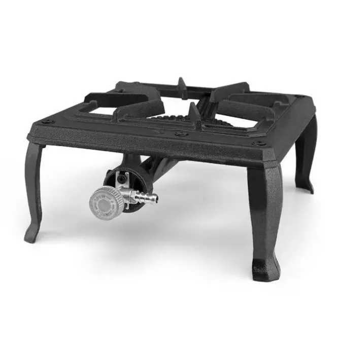 ORBEGOZO FO 6100 HORNILLO A GAS PORTATIL RESISTENTE - POTENTE QUEMADOR DE 3.5KW - PARRILLA DE HIERRO FUNDIDO - USO EXTERIOR SEGURO - COMPACTO Y FACIL DE TRANSPORTAR