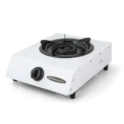 ORBEGOZO FO 1600 HORNILLO A GAS BLANCO - ENCENDIDO PIEZOELECTRICO - QUEMADOR DE TRIPLE CORONA - VERSATIL Y PRACTICO - IDEAL PARA PICNICS Y CAMPING