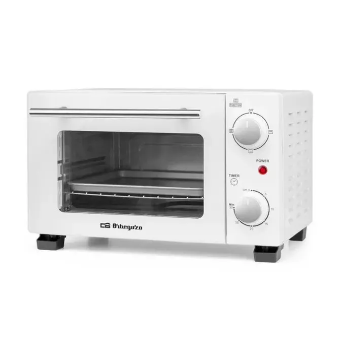ORBEGOZO HO 975 HORNO ELECTRICO MULTIFUNCION - POTENTE Y VERSATIL - IDEAL PARA ASAR - GRATINAR Y CALENTAR - CON CAPACIDAD DE 10 LITROS Y TEMPORIZADOR DE 30 MINUTOS
