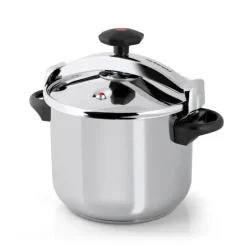 ORBEGOZO HPL 8070 OLLA CLASICA A PRESION - CAPACIDAD 8 LITROS - TRIPLE SEGURIDAD - REGULACION DE PRESION INTERNA - FONDO SANDWICH - ASAS LATERALES - ACERO INOXIDABLE 18/10