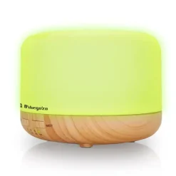 ORBEGOZO HUA 4000 HUMIDIFICADOR DE AROMATERAPIA ULTRASONICO VAPOR FRIO - 400ML - 30ML/H TEMPORIZADOR - 7 COLORES - SILENCIOSO IDEAL PARA SALUD Y HOGAR