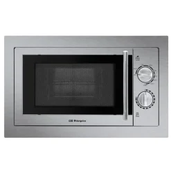 ORBEGOZO MIG 2033 MICROONDAS ENCASTRABLE CON GRILL POTENTE Y DURADERO - CON ACABADO EN ACERO INOXIDABLE Y MARCO EXCLUSIVO 9 NIVELES DE POTENCIA Y TEMPORIZADOR MANUAL PARA COCCIONES PERFECTAS
