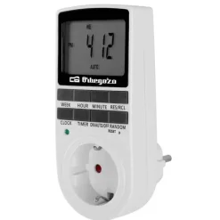 ORBEGOZO PG 25 PROGRAMADOR ELECTRONICO SEMANAL - CONTROLA TU HOGAR LAS 24 HORAS DEL DIA - 10 MEMORIAS PROGRAMABLES - FUNCION ANT-THEFT SYSTEM - AHORRO DE ENERGIA - PANTALLA LCD 2.4