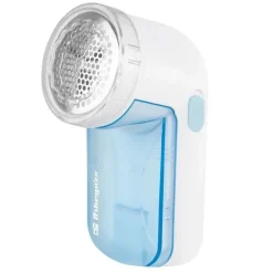 ORBEGOZO QP 6400 QUITA PELUSAS COMPACTO - SEGURO - EFICIENTE - ACERO INOXIDABLE - RECIPIENTE DESMONTABLE - DIAMETRO 5CM - PILAS AA - ERGONOMICO - INCLUYE ESCOBILLA - PRACTICO - MANTEN TU ROPA IMPECABL