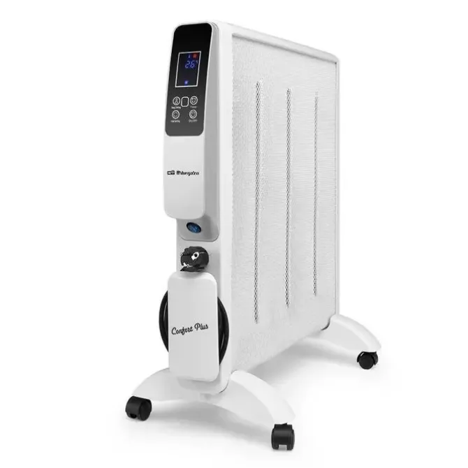 ORBEGOZO RMW 2000 RADIADOR DE MICA INTELIGENTE - POTENTE Y EFICIENTE - CONEXIONWIFI - DISPLAY LED - CONTROL REMOTO - TEMPORIZADOR - PROTECCION ANTIVUELCO Y SOBRECALENTAMIENTO
