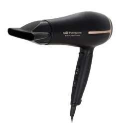 ORBEGOZO SECADOR PLEGABLE PROFESIONAL - POTENCIA Y COMODIDAD EN UN DISEÑO COMPACTO - 3 NIVELES DE TEMPERATURA - 2 VELOCIDADES - PULSADOR DE AIRE FRIO - DIFUSOR Y CONCENTRADOR