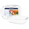 ORBEGOZO SERIE BNR BANDEJAS DE VIDRIO - 3.7L - VERSATILIDAD Y RESISTENCIA EN TU COCINA - SERVIR Y ALMACENAR APTO PARA HORNO - MICROONDAS Y LAVAVAJILLAS