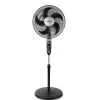 ORBEGOZO SF 0149 VENTILADOR DE PIE CLASICO - POTENTE Y ECONOMICO - 3 VELOCIDADES - FUNCION OSCILANTE - ALTURA REGULABLE - DISEÑO CROMADO