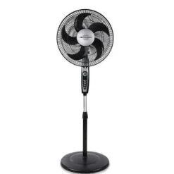 ORBEGOZO SF 0149 VENTILADOR DE PIE CLASICO - POTENTE Y ECONOMICO - 3 VELOCIDADES - FUNCION OSCILANTE - ALTURA REGULABLE - DISEÑO CROMADO
