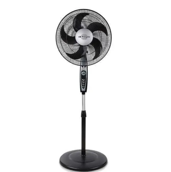 ORBEGOZO SF 0149 VENTILADOR DE PIE CLASICO - POTENTE Y ECONOMICO - 3 VELOCIDADES - FUNCION OSCILANTE - ALTURA REGULABLE - DISEÑO CROMADO