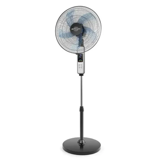 ORBEGOZO VENTILADOR DE PIE ABC VENTILADOR DE PIE CON 5 ASPAS Y 3 VELOCIDADES - MODOS NORMAL, BRISA Y NOCHE - OSCILANTE Y REGULABLE EN ALTURA - TEMPORIZADOR Y MANDO A DISTANCIA