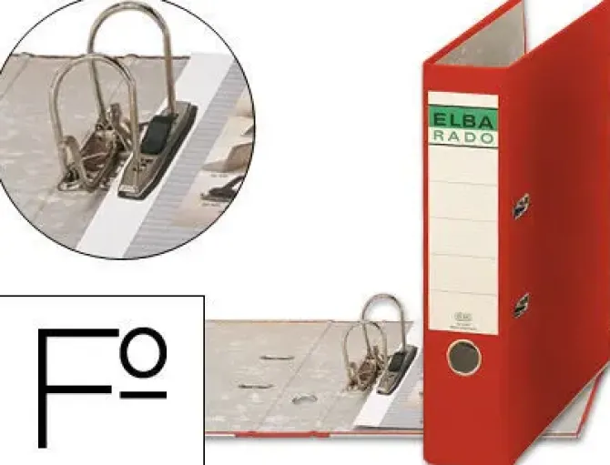 OXFORD ARCHIV. ELBA-RADO Fº CHIC 75MM ROJO 10977 03 MAK209988