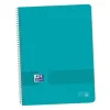 OXFORD BLOC OXFORD A4+ 80H TAPA PLASTICO CN5MM AZUL AQUA 400149420