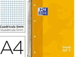 OXFORD BLOC OXFORD A4+ 80H T.EXTD CN5MM AMAR 100430200 MAK029104