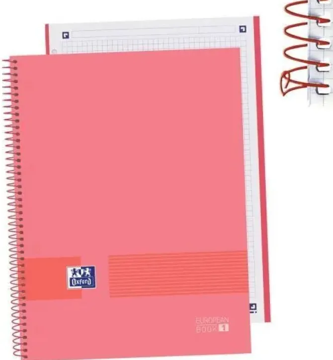 OXFORD BLOC OXFORD A4+ 80H T.EXTD CN5MM SANDIA WATERMELON 400149493