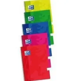 OXFORD BLOC OXFORD Fº 80H 90G TAPA DE PLASTICO CN4MM 400091365 MAK028542