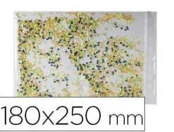 PACK DE 100 BOLSAS DE AUTO CIERRE 180 X 250 MM - CIERRE SEGURO - APTAS PARA ALIMENTOS