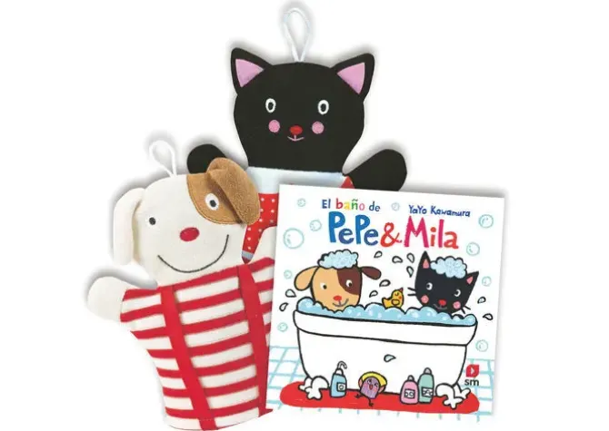 PACK DE EL BAÑO DE PEPE & MILA + MANOPLAS
